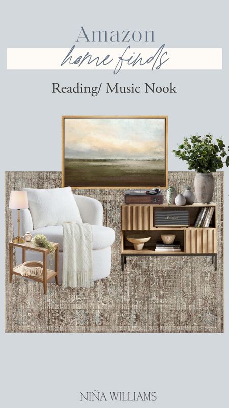 Amazon Reading/ Music Room.  Neutral home decor finds - swivel accent chair 

#LTKfindsunder100 #LTKhome