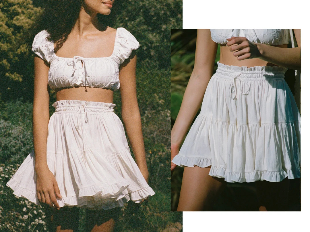 Tiered Skirt Shop Cute Modest Swim Skirts and Match Our Swimsuits Swim Skirts in Vintage Style an... | Etsy (US)