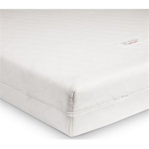 Babyletto Pure Core Crib Mattress with Hybrid Quilted Cover - 2-Stage White | Homesquare