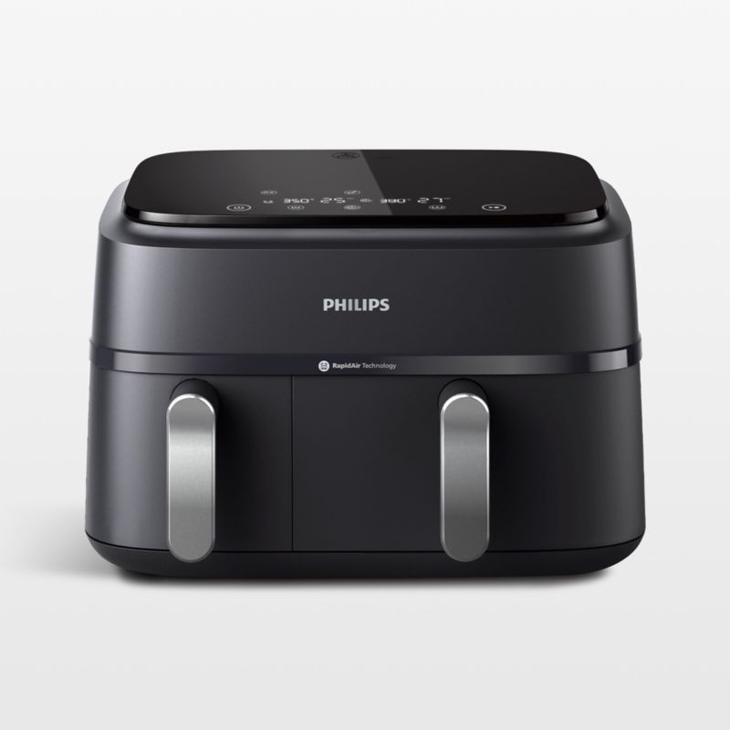Philips 3000 Series Dual-Basket Air Fryer + Reviews | Crate & Barrel | Crate & Barrel