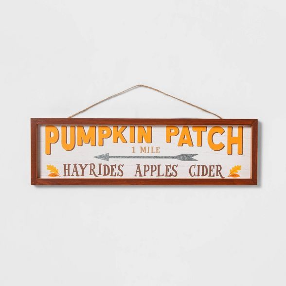 Harvest Pumpkin Patch Sign - Hyde & EEK! Boutique™ | Target