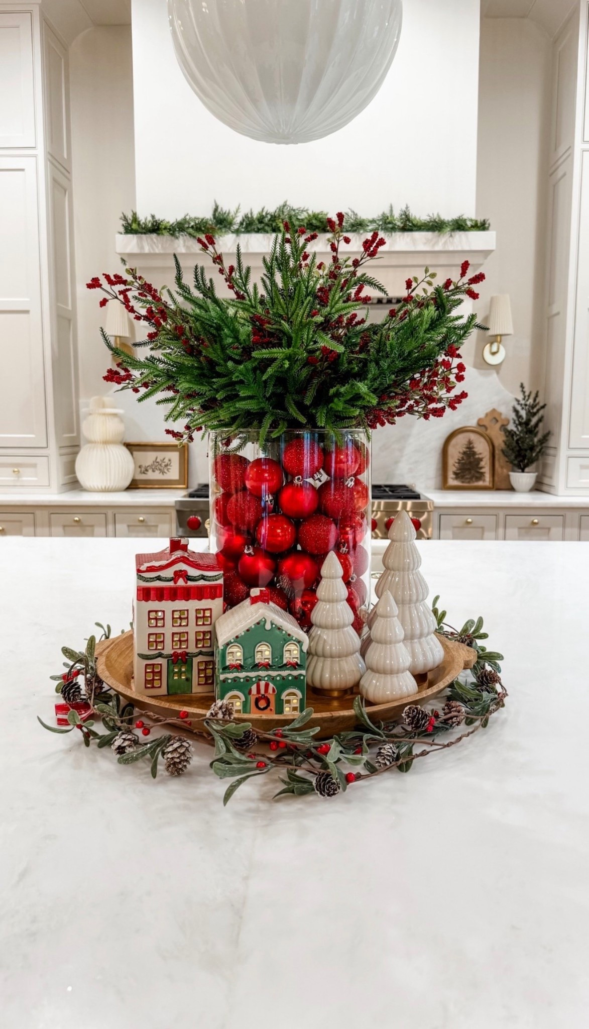 Ornament centerpiece!

#LTKSeasonal #LTKHome #LTKHoliday