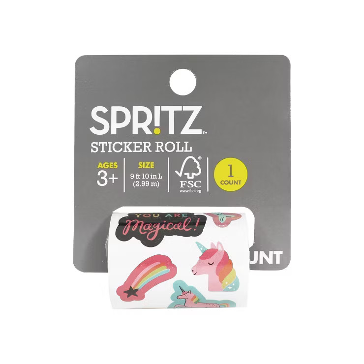 Unicorn Mermaid Sticker Rolls - Spritz™ | Target