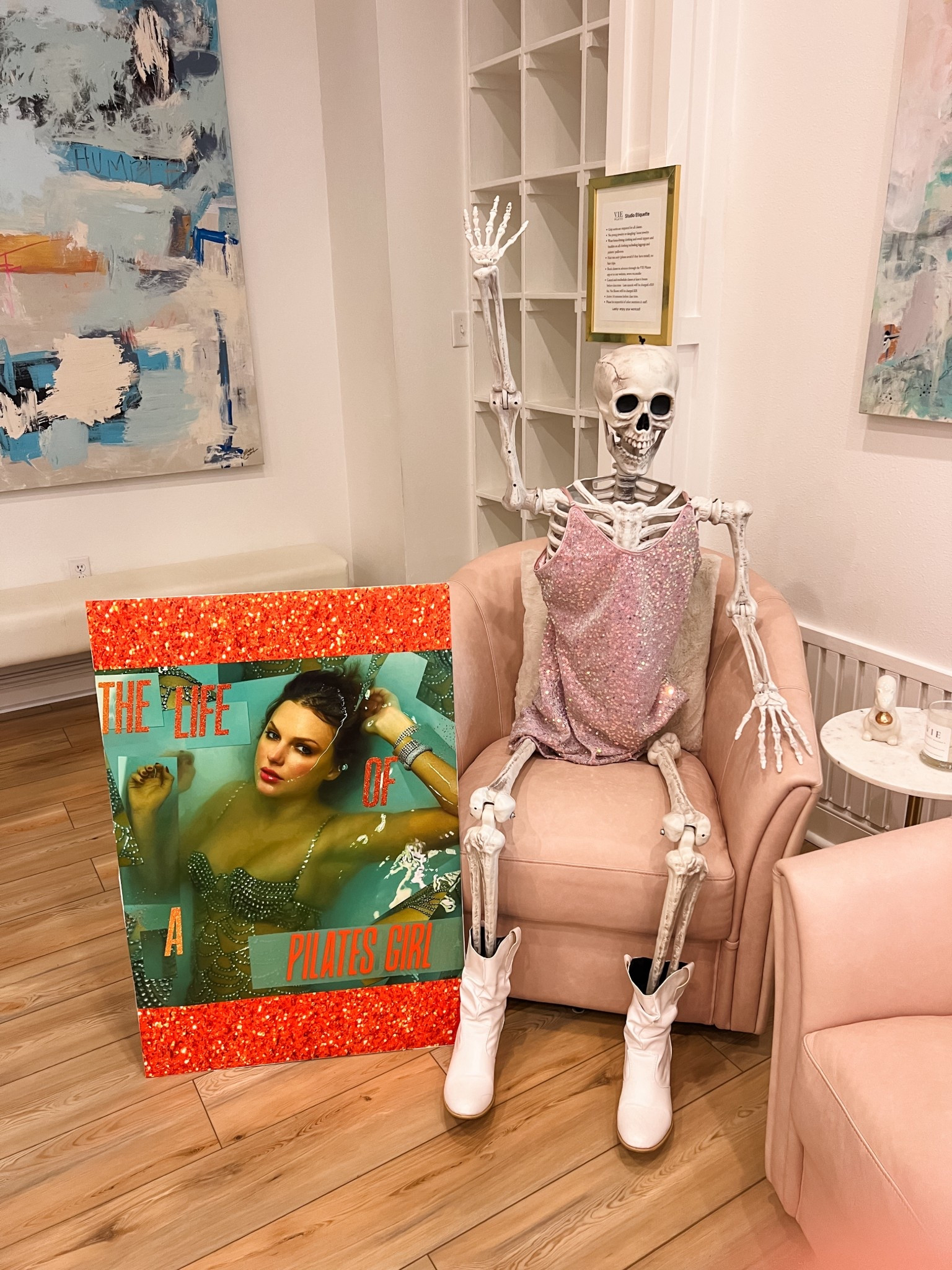 Skeleton link!! She’s 5’6” and bendable so you can pose her. She’s become a studio fav 🥰

#LTKSeasonal #LTKHalloween #LTKHome