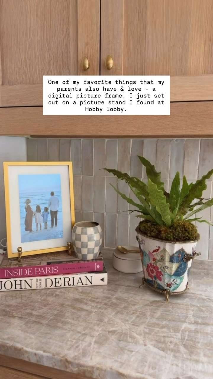 This is such a great gift for Mother's Day! It's a digital frame that continuously changes photos, and you can just add the photos from your phone! So, even after you gift it, you can keep adding, so your mom will see new pictures!

Loverly Grey, skylight frame, mother's day gift ideas, picture frame 

 #LTKMothersDay
