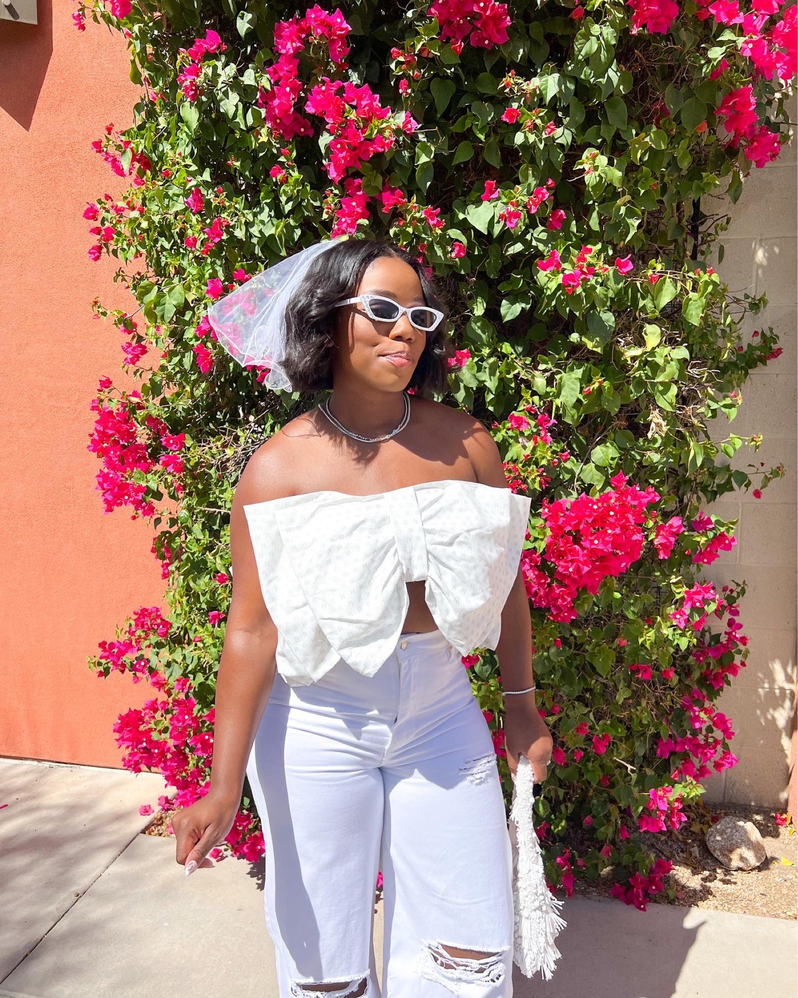 Celebrated my bachelorette this past weekend in style with this show stopping White Bow Top! 
Shop this look … 





#LTKfindsunder50 #LTKstyletip #LTKwedding
