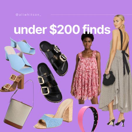 Under $200 finds!! So many affordable spring trends and cute shoes and cute dresses

Blue shoes, spring shoes under $200, block heels , spring dresses, summer dresses, bag under $100, spring trends , black Birkenstocks, spring dress , dresses , spring shoes , spring  wardrobe , purse , summer purses 

#LTKstyletip #LTKshoecrush #LTKSeasonal