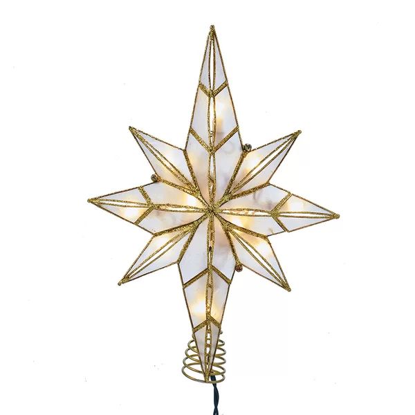 10-Light Capiz Bethlehem Star Tree Topper | Wayfair North America