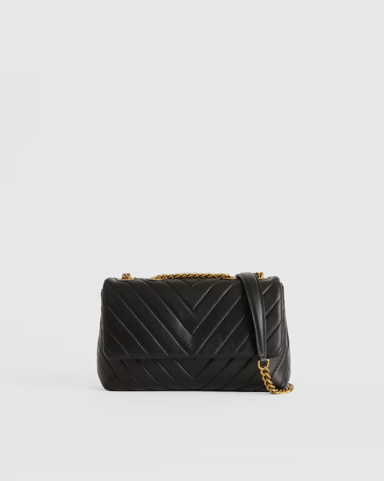 Italian Leather Quilted Convertible Crossbody | Quince