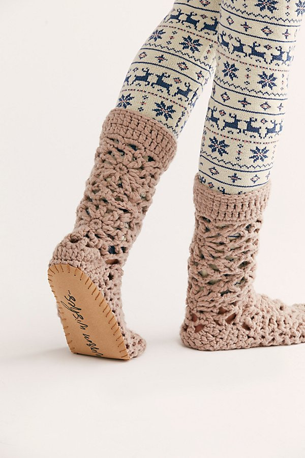 Warm Wishes Crochet Slipper by Free People | Free People (Global - UK&FR Excluded)