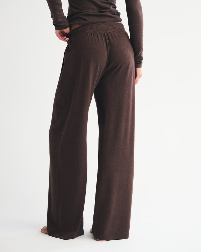 Lounge Brushed Wide Leg Sweatpant | Abercrombie & Fitch (US)