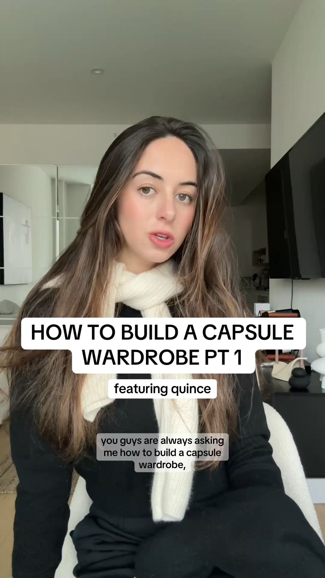 building a capsule wardrobe starts with having the right sweaters…. @Quince  #quincepartner 