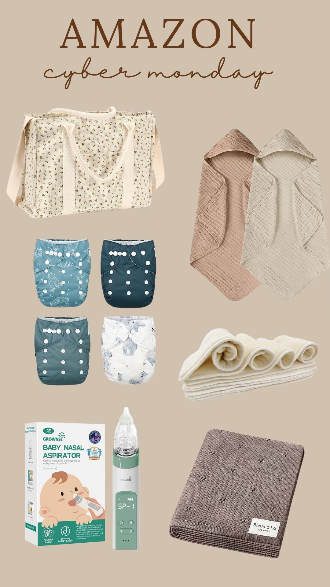 Amazon Cyber Monday deals! Baby finds on sale 🤍

Amazon - Sale - Cyber Monday - Baby finds - Non toxic - Diapers - Towels - Diaper bag 

#LTKBaby #LTKSaleAlert #LTKCyberWeek