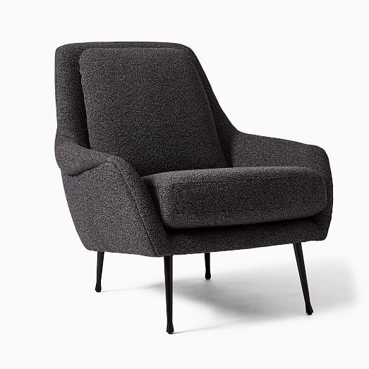 Lottie Chair - Metal Legs | West Elm (US)