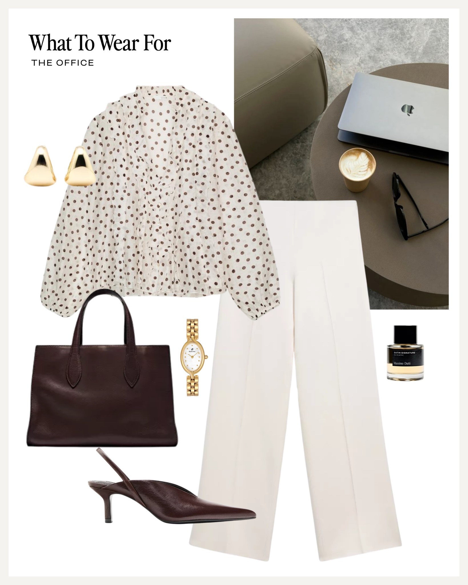 Polka dots styled for spring 🤍

#LTKspring #LTKworkwear