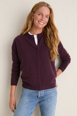Plum Cashmere Pippa Cardigan | Tuckernuck (US)