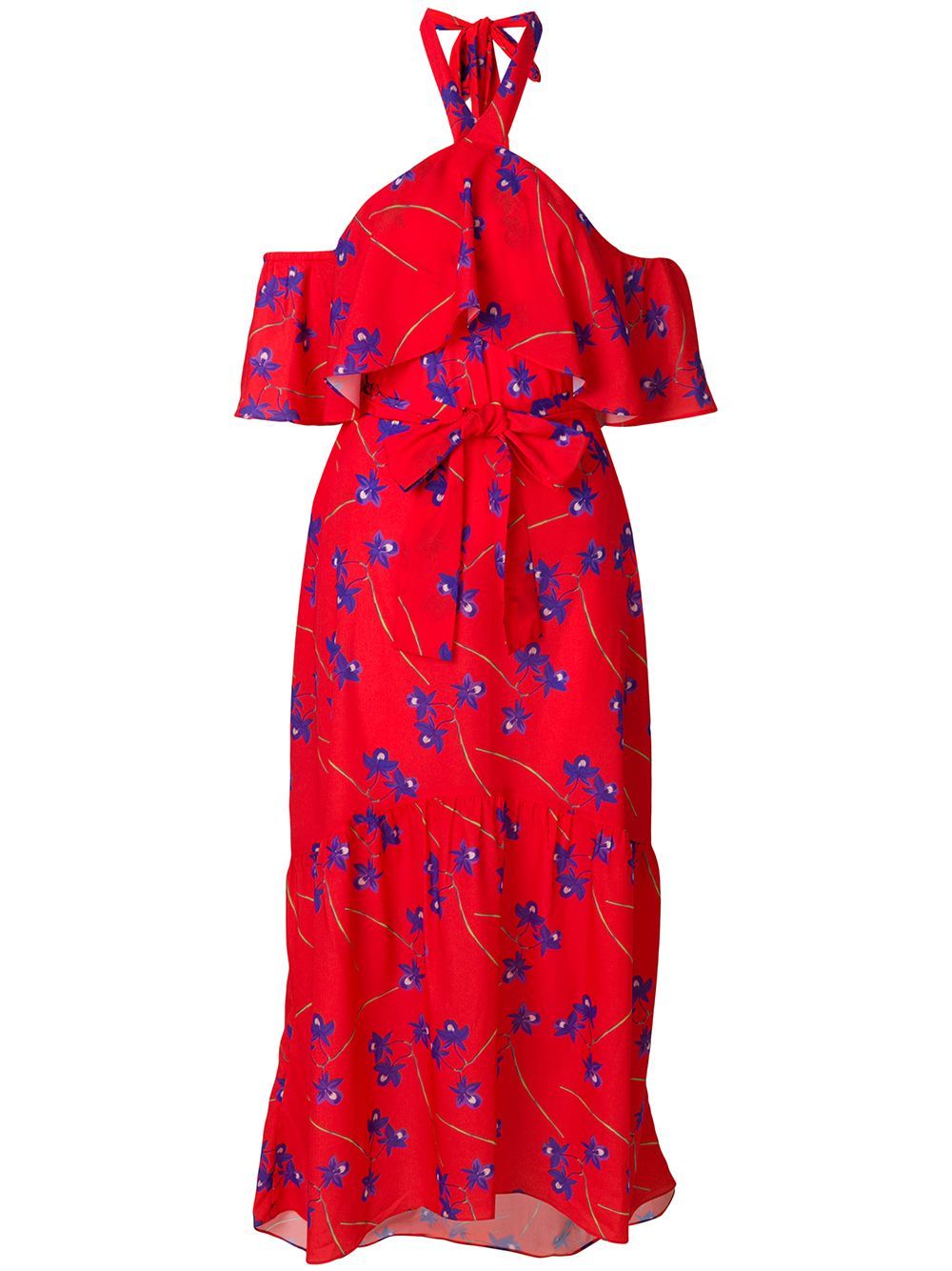 Borgo De Nor off shoulder dress - Red | FarFetch US