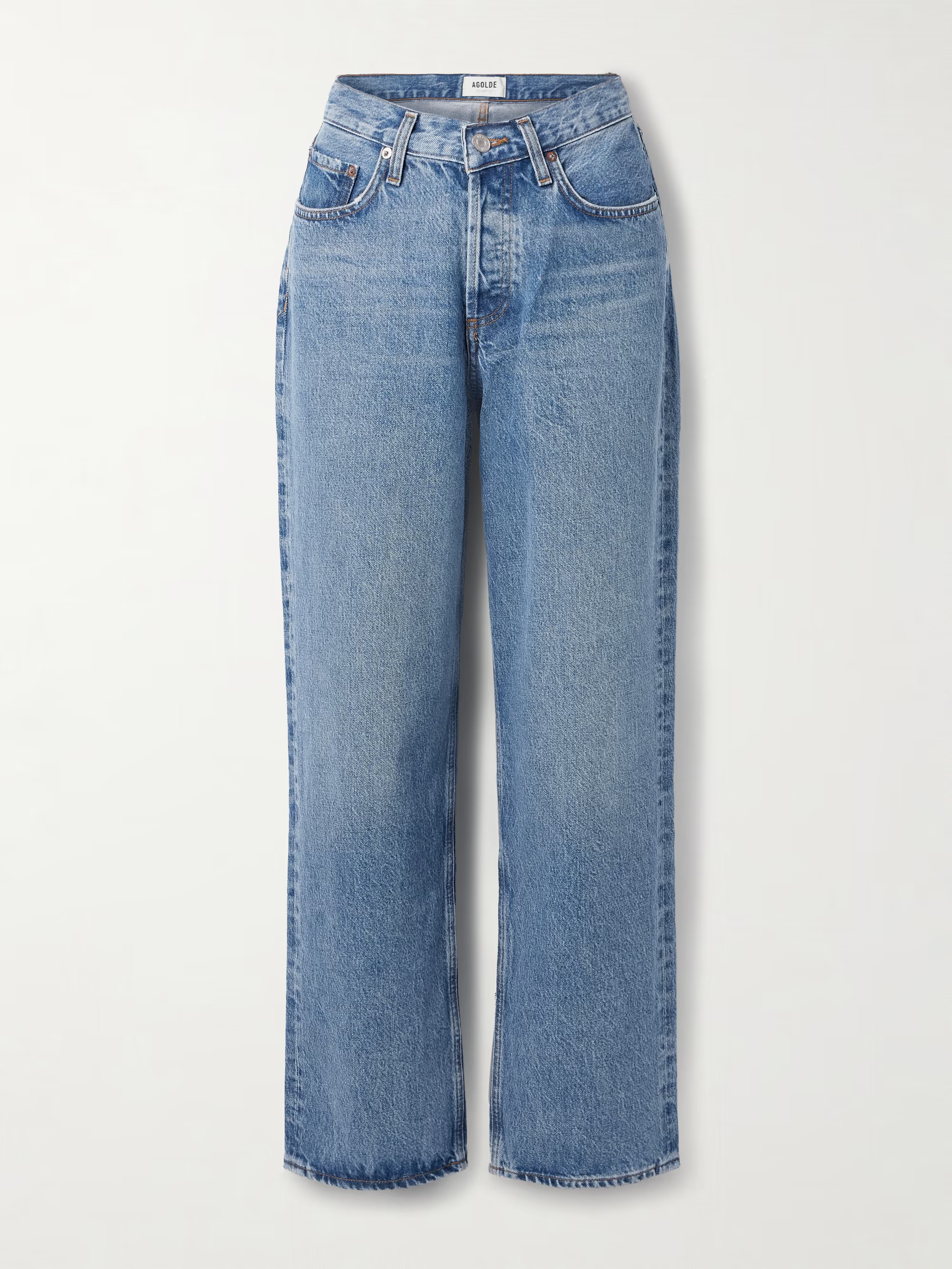 V-Waist Baggy mid-rise straight-leg jeans | NET-A-PORTER (US)