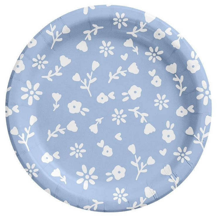 15ct Snack Plate Blue - Spritz™ | Target