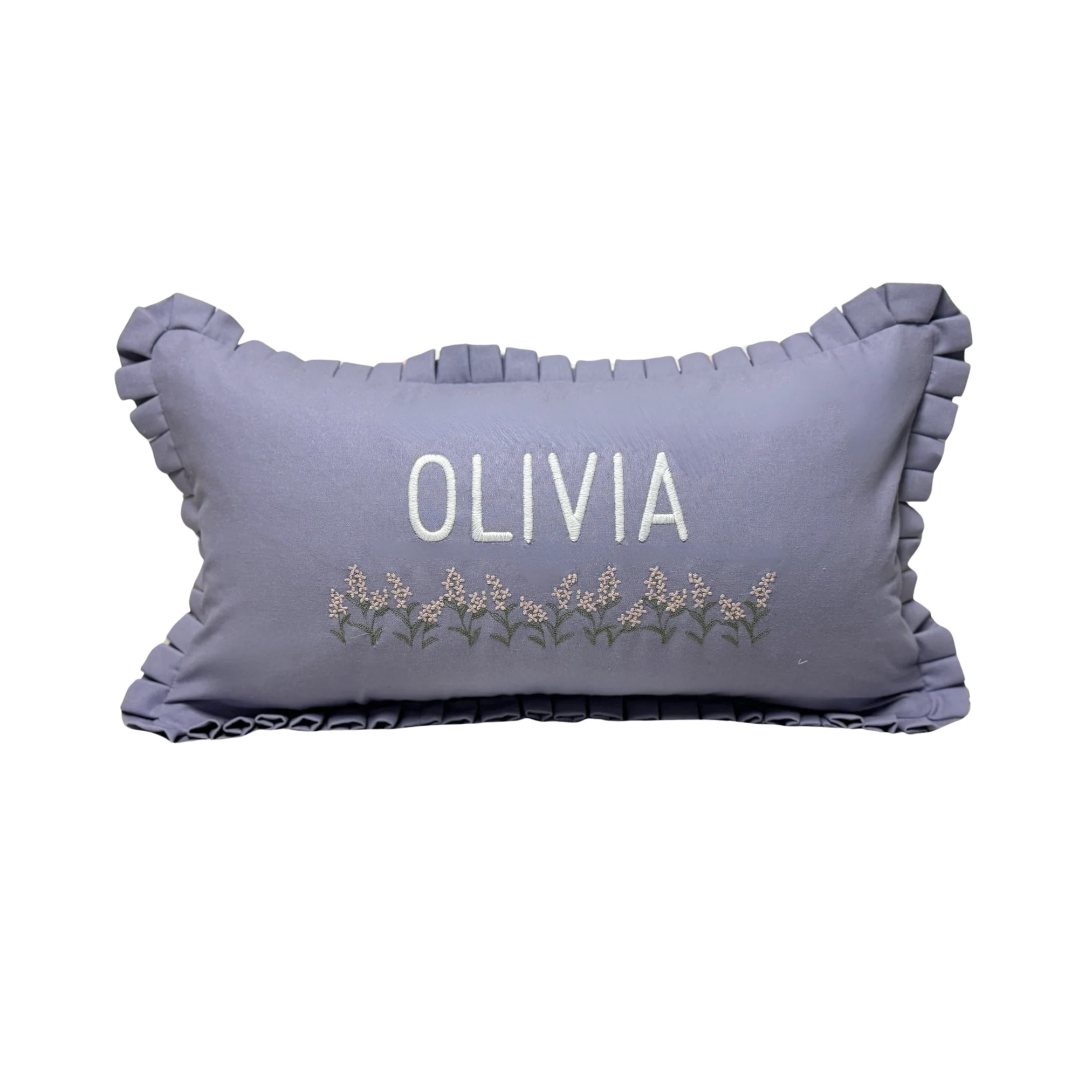 12x20 Box Pleat Pillow Cover | Rooney Embroidery