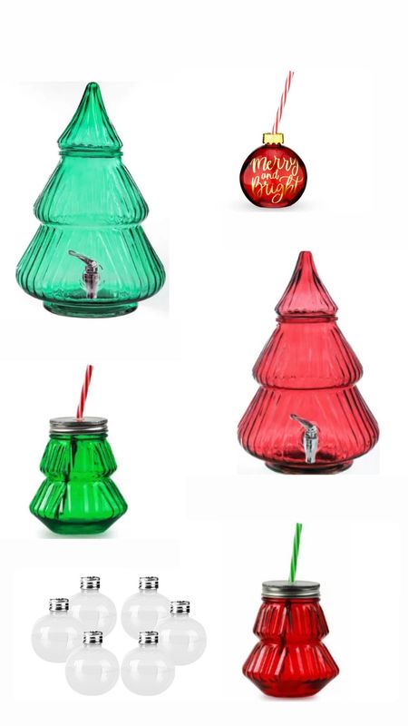 Christmas beverage glass holders, cups and shot glasses 

#LTKhome #LTKHoliday #LTKunder50