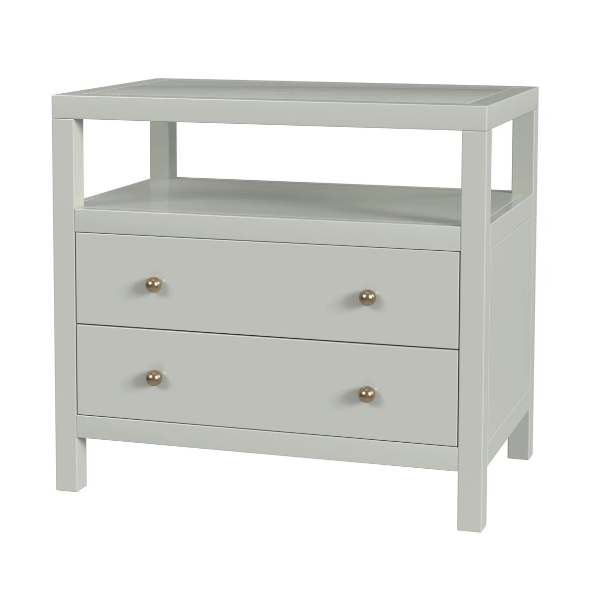 Nora 2-Drawer Wide Nightstand | Perigold