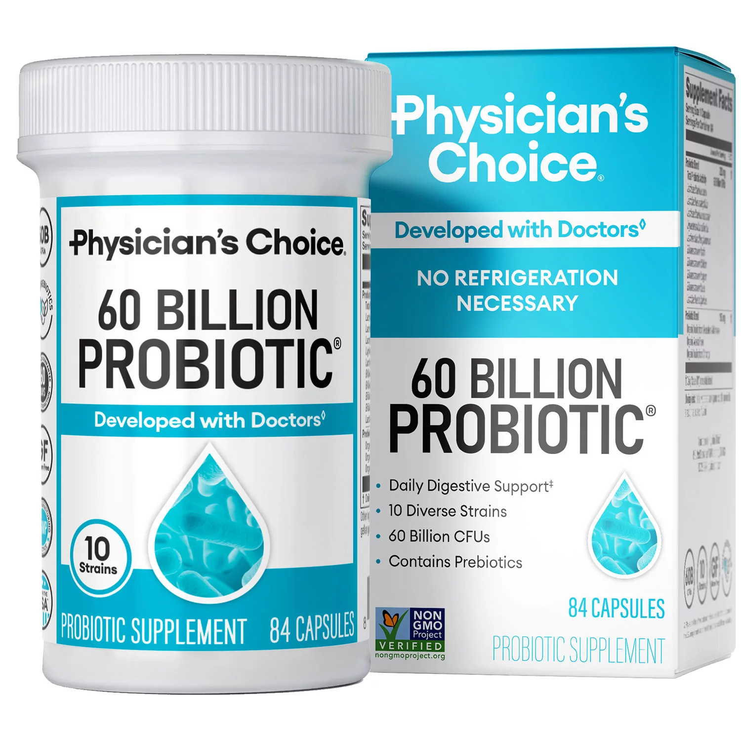 Physician's Choice 60 Billion CFU Probiotic Capsules, 84 ct. | Sam's Club
