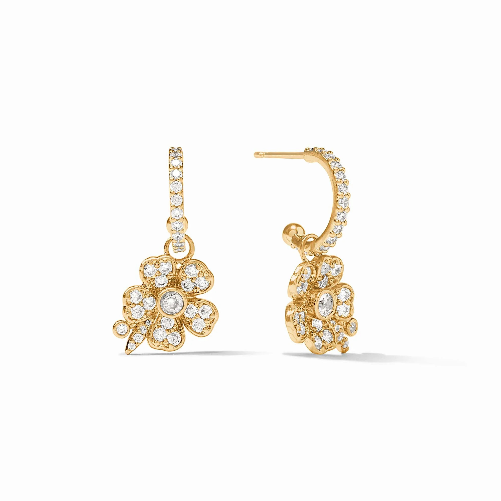 Laurel Hoop & Charm Earring | Julie Vos | Julie Vos