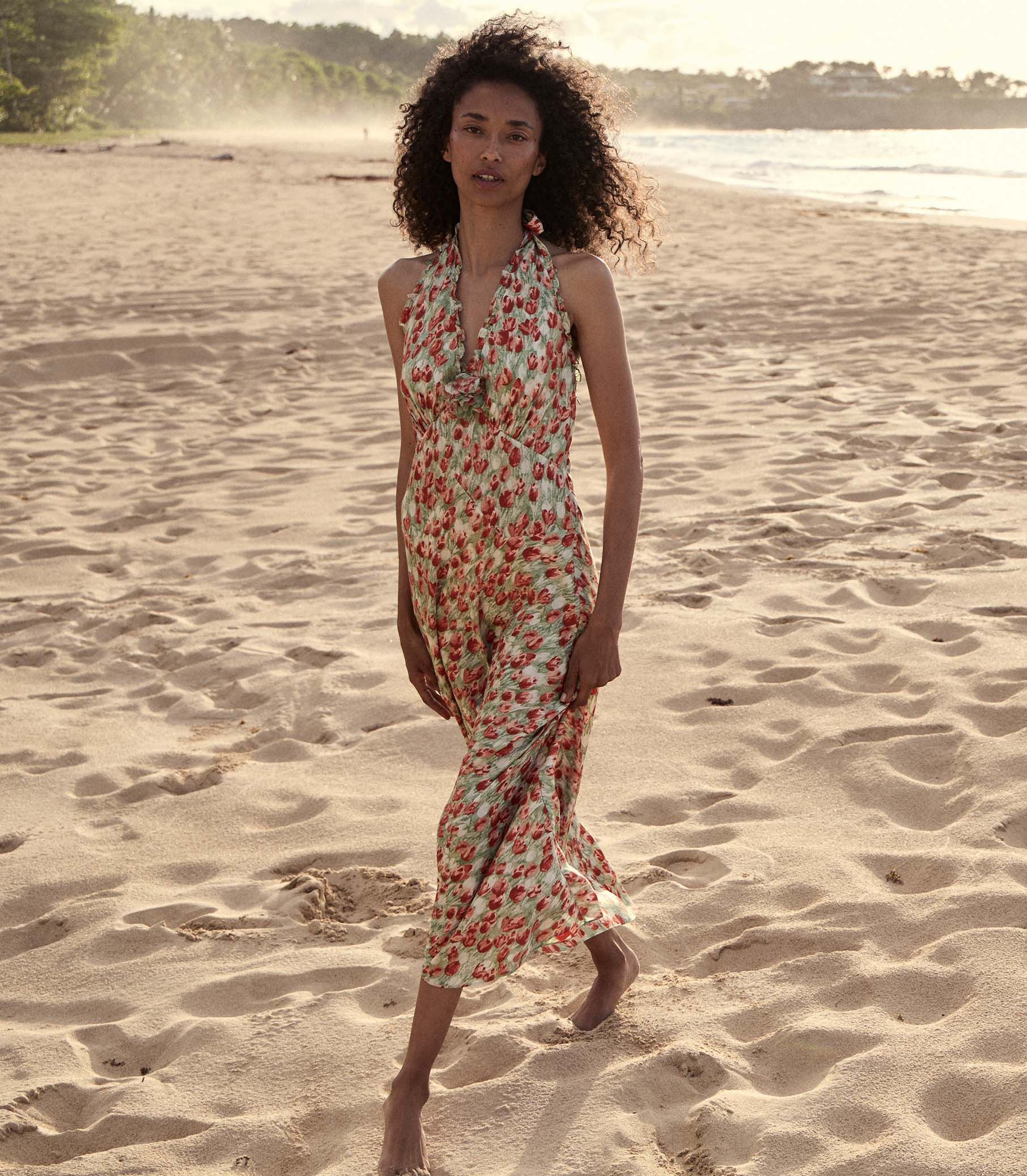 Mazarin Dress - Tulip Fields | DÔEN | DOEN