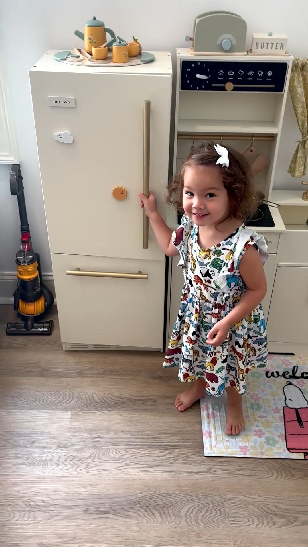 Play fridge restock!
We love our Tiny Land pretend play set SO much. The kitchen is trendy, the fridge matches perfectly and adds storage and all the pretend food is organic and encourages healthy eating.  My daughter loves pretending like she’s the chef! The products are made of quality materials and will last for years to come!
#toys #play #playkitchen #pretendplay #playfood #toddler #toddlerideas #giftideas

#LTKKids #LTKFamily #LTKFindsUnder100