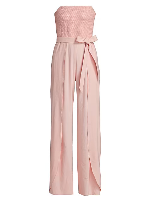 Bebe Linen-Blend Jumpsuit | Saks Fifth Avenue