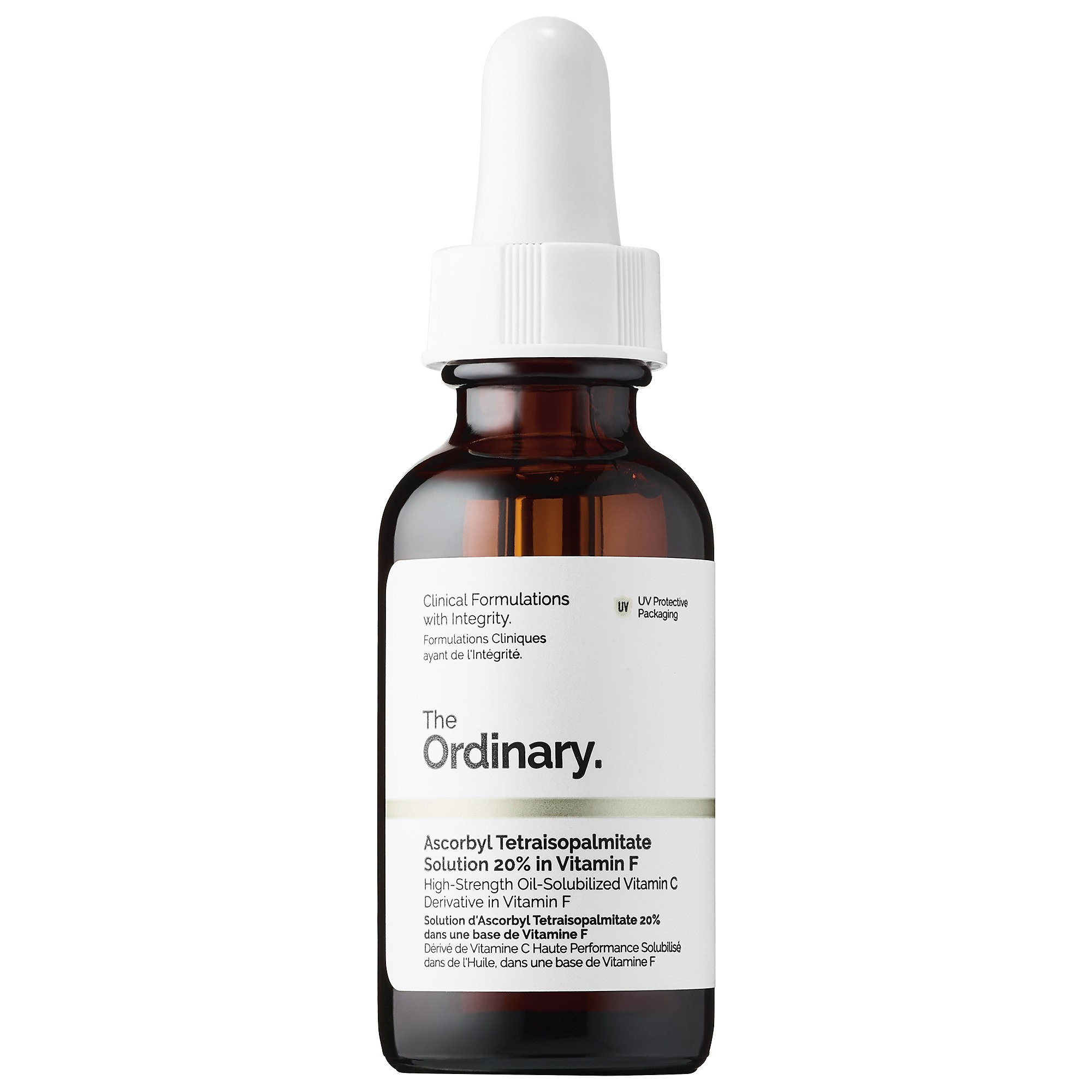 The Ordinary Ascorbyl Tetraisopalmitate Solution 20% in Vitamin F for Hydration and Brightening 1 oz/ 30 mL | Sephora (US)