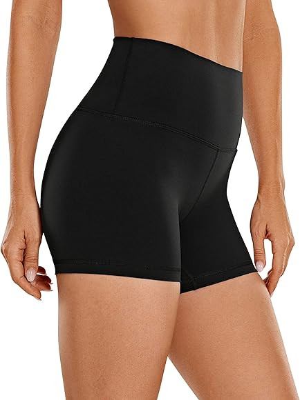 CRZ YOGA Womens Butterluxe Biker Shorts 2.5'' / 4'' / 6'' / 8'' - High Waisted Booty Workout Voll... | Amazon (US)