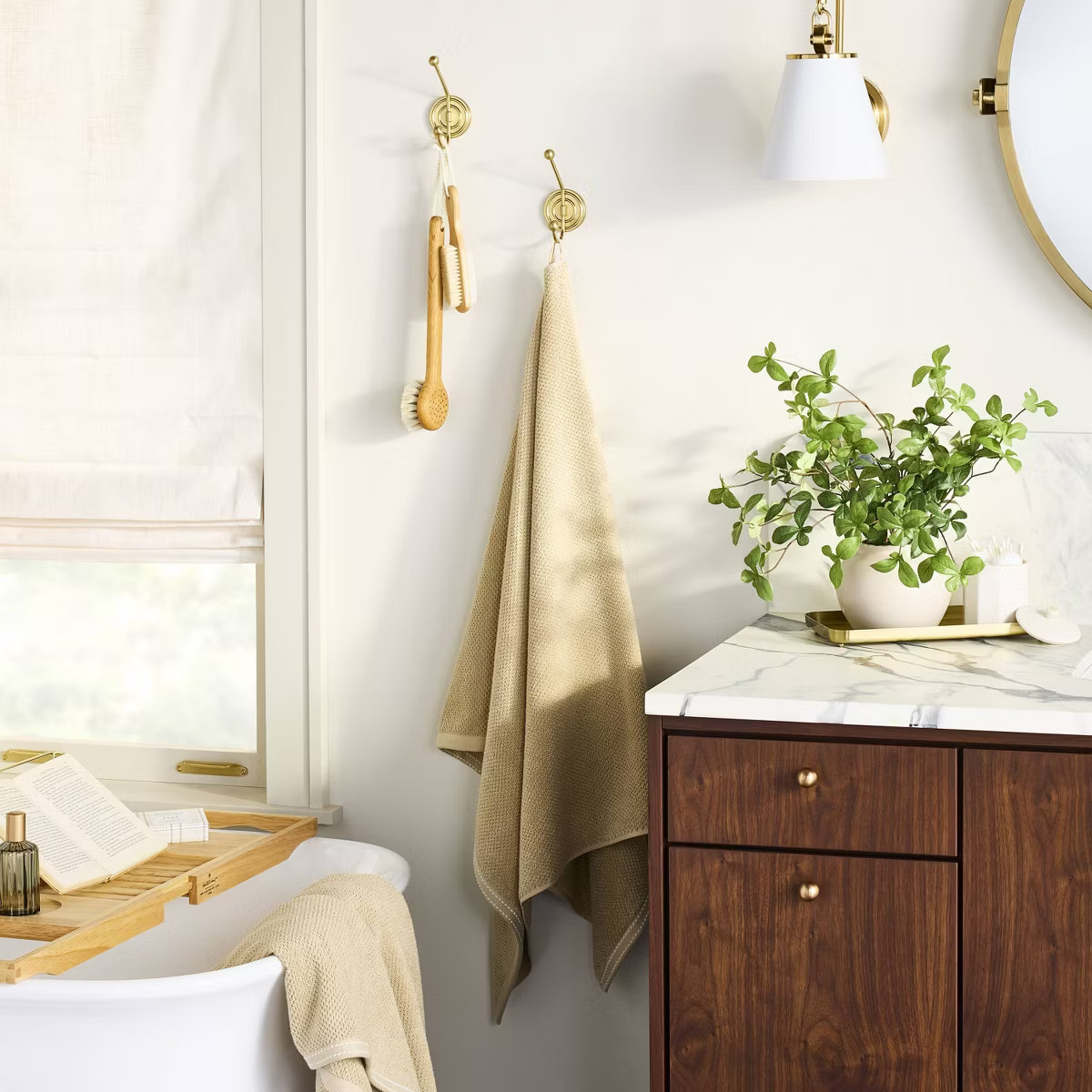 Wall Hook Brass - Hearth & Hand™ with Magnolia | Target