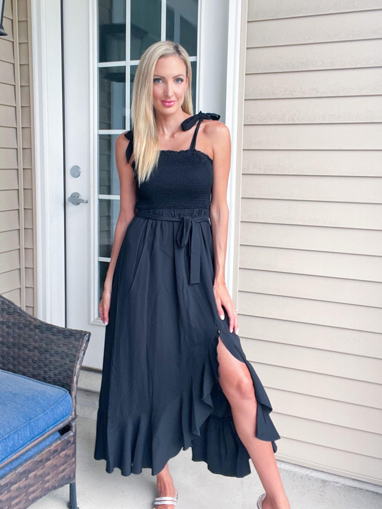 Summer dress
Vacation outfit
Date night dress
Black dress
Midi dress
Sandals
Rhinestone sandals

#LTKFind #LTKshoecrush #LTKtravel #LTKstyletip #LTKSeasonal #LTKunder50
