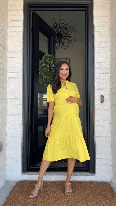 Spring dresses from LOFT are on sale for 30% off. Love these vibrant colors for workwear, business casual, baby showers, bridal showers and more. I mostly sized up to a small to make these maternity friendly! 

#LTKSeasonal #LTKbump #LTKsalealert