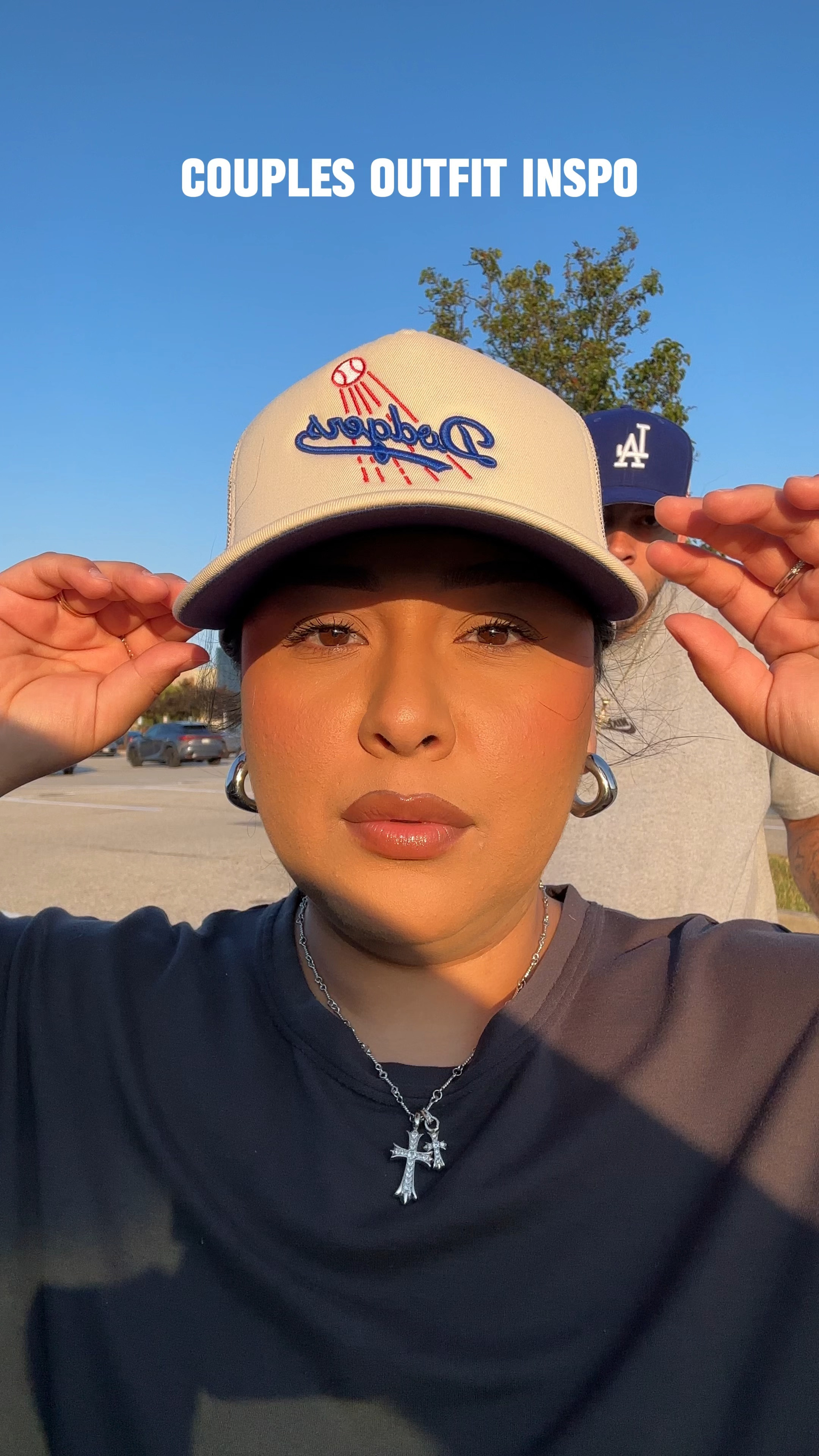 Coordinating couples outfit for the summer 

Amazon top is oversized, wearing size XL 

Aerie shorts are super stretchy and comfy, wearing size xxl but could have sized down to an xl 

New balance sneakers are super comfy, perfect for my wide foot girlies 

#LTKVideo #LTKStyleTip #LTKPlusSize