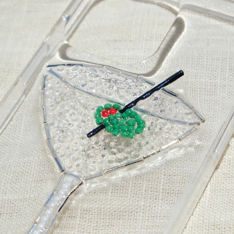 Cocktail Beaded Resin Phone Case, Dirty Martini, Espresso Martini, Margarita, Pina Colada, Aperol... | Etsy (US)