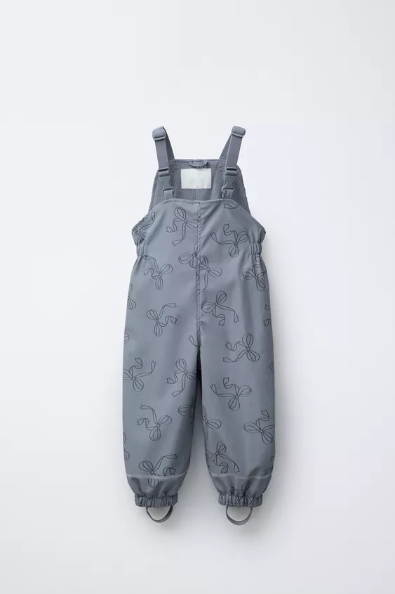 RUBBERISED WATER-RESISTANT PRINTED JUMPSUIT | Zara UK