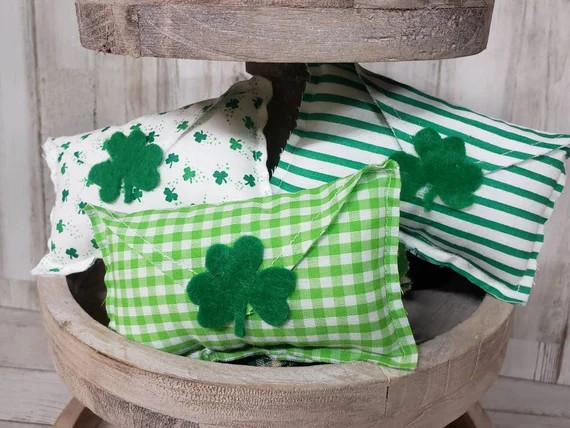 Set of 3 Lucky Letters / Shamrock Bowl Fillers / St. | Etsy | Etsy (US)
