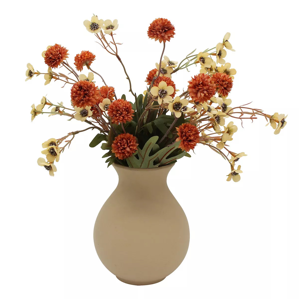 Pompon Mum Arrangement In Ceramic Vase | Kohl's