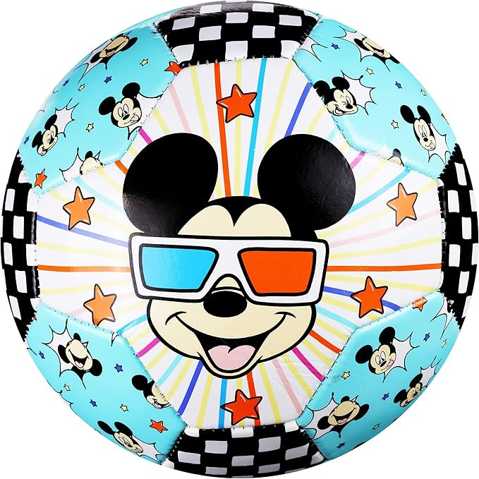 Disney Mickey Mouse Soccer Ball, Sizes 3, 5, Officially Licensed Youth Kids Futbol | Amazon (US)