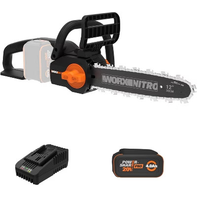 Worx Nitro WG350 20V Brushless 12" Cordless Chainsaw | Target