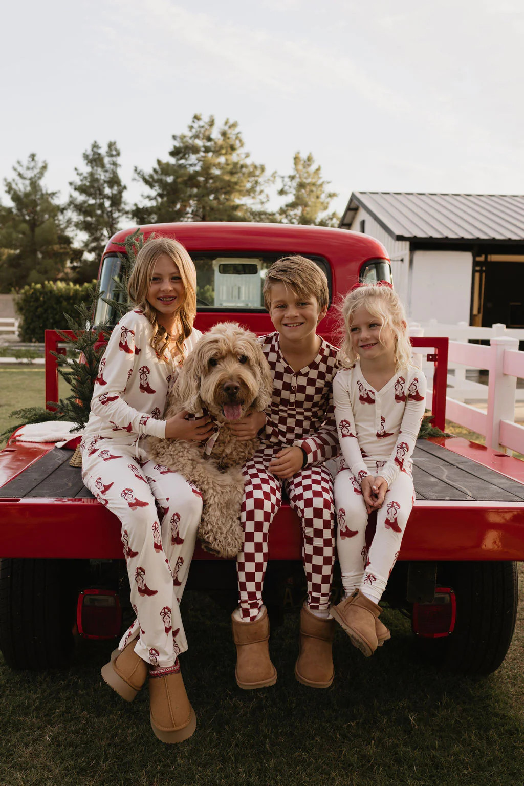 Bamboo Two Piece Pajamas | Cowgirl Christmas | Forever French