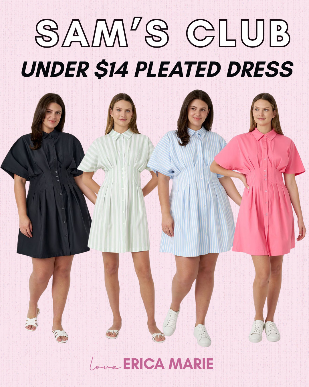 Such a flattering dress for the office or meeting up with friends! Comes in sizes up to 4x! Dress it up with heels or down with sneakers! 

 #LTKSaleAlert