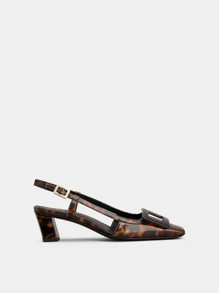 Belle Vivier Slingback Pumps in patent leather | Roger Vivier INT