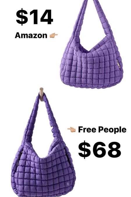 Free people look for less bag from Amazon! 

Purple quilted bag // quilted tote bag // free people purse // Amazon fashion 

#LTKStyleTip #LTKSeasonal #LTKItBag