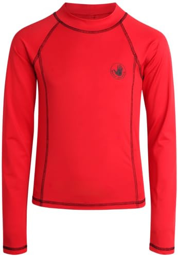 Body Glove Boys' Rash Guard Shirt – UPF 50+ Quick Dry Sun and Sand Protection Swim Shirt – Swimwear for Kids (5-14), Size 10, Red | Amazon (US)