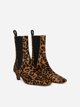 Pony Hair-Effect Ankle Boots | Arket UK