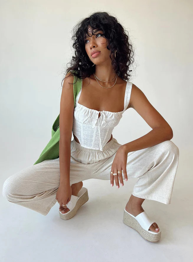 Louis Pants Beige | Princess Polly US